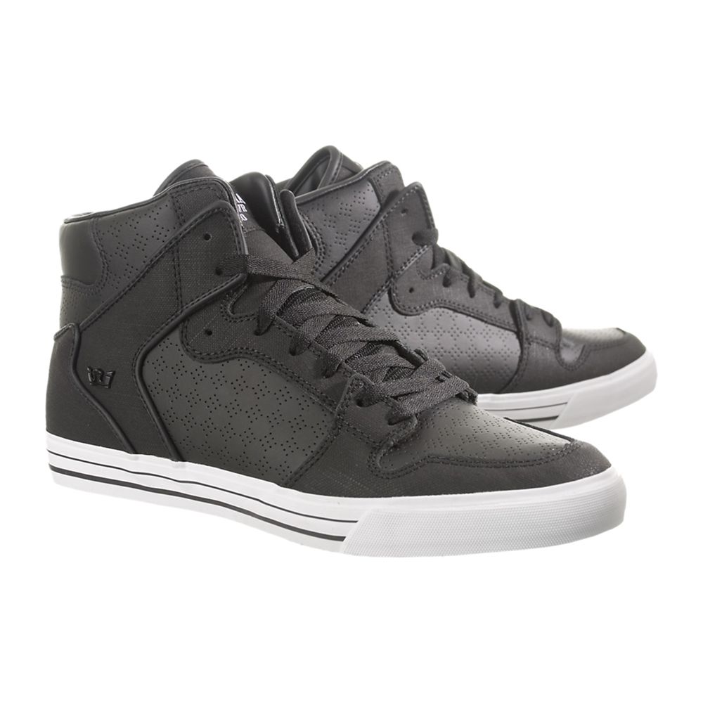 Baskets Montantes Supra Vaider Tuf Noir Tuf Black Homme | OYQ-06998102